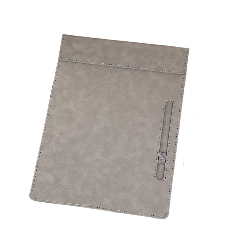 PU Leather File Folder Magnetic Paper Folder Folder Menu Clip Writing Board  Students