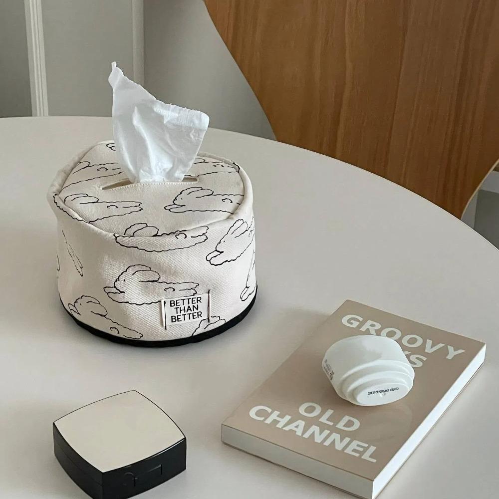 Table Decor Roll Paper Tissue Case Holder Tissue Storage Tissue Bag Tissue Paper Storage Box  Home
