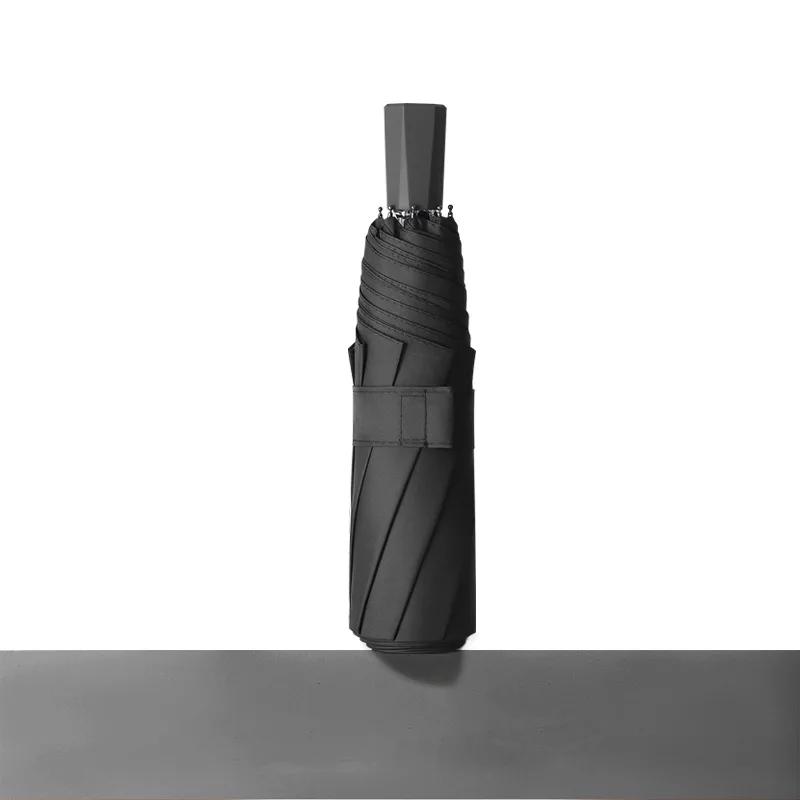 8 Ribs Rain Umbrella Three-folding Anti-UV Waterproof Windproof Umbrellas Portable Travel Resistant Trip Sun UMBRELLAS For Women
