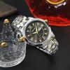 New Watch Men's Premium Men's Watch Alloy Steel Belt Quartz Luminous Calendar Men's Watch