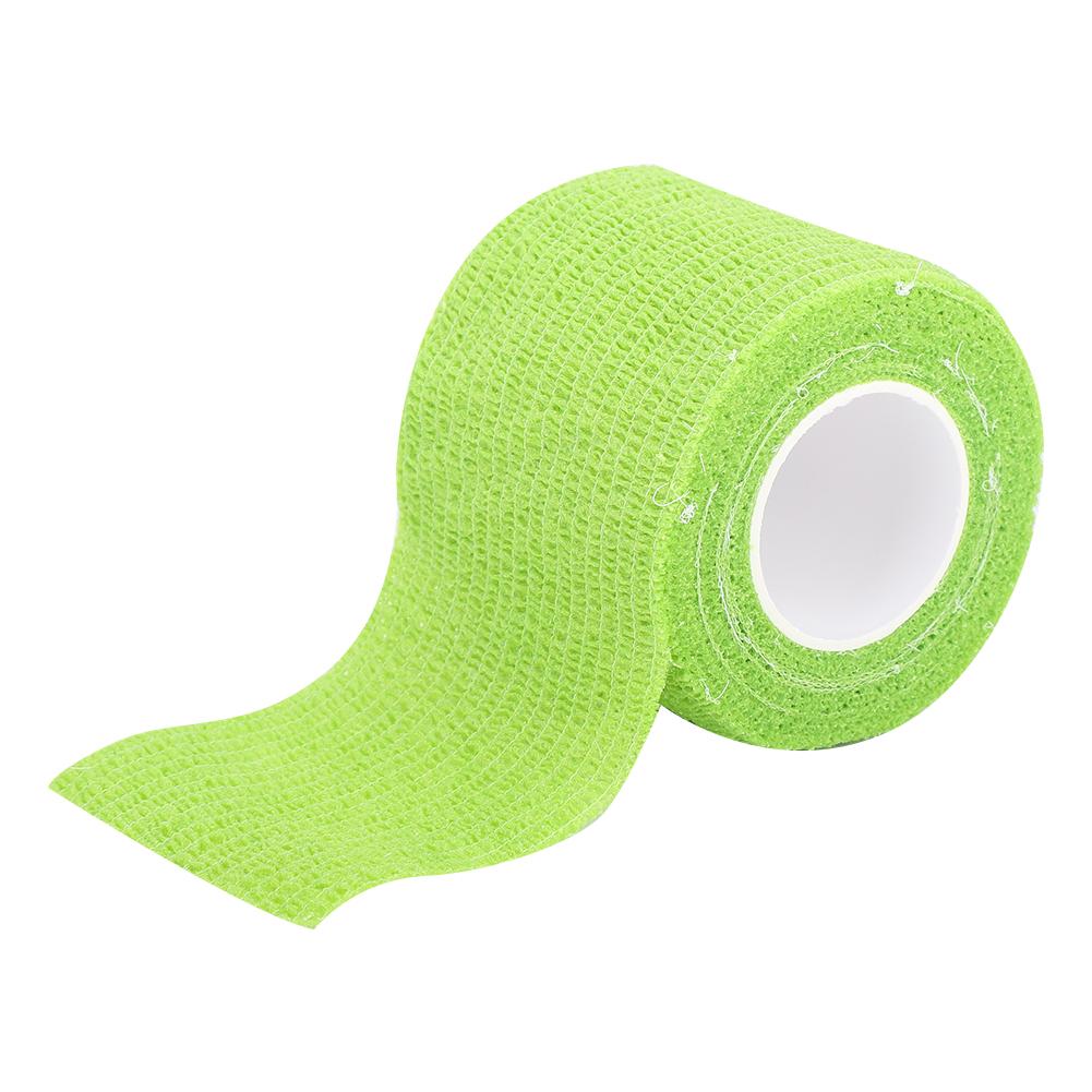 

10 шт. одноразовая эластичная самоклеящаяся лента для мышц, спортивная фитнес-наклейка, флуоресцентная зеленая флуоресцентный зеленый