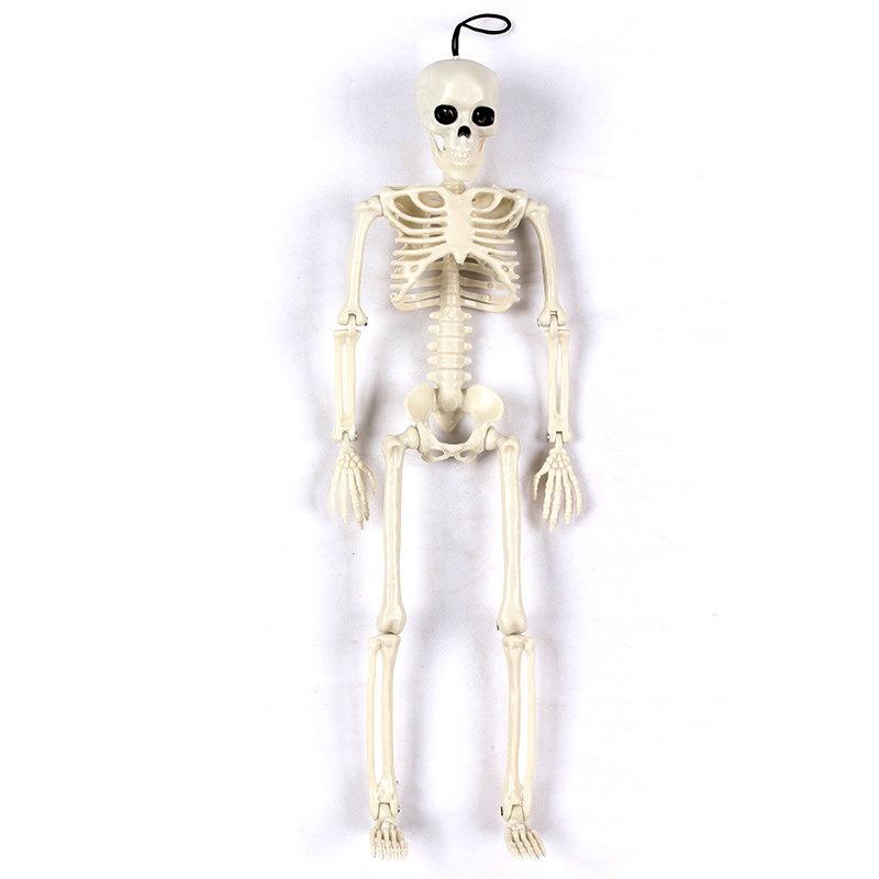 2pcs/set Halloween Skeleton Decorations Plastic  Human Bones Props for Party Home Ghost Theme Playful Couple Ghost Bride Groom