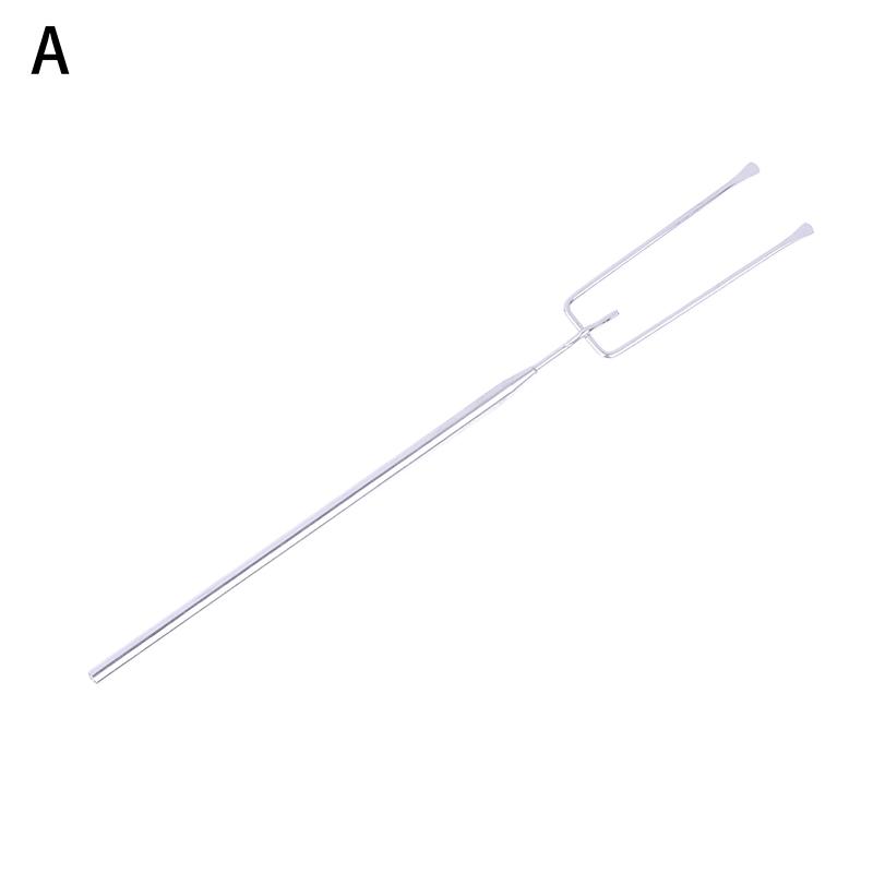 Stainless Steel Candy Dipping Fork Irregular Shaped Cheese Fondue Culinary Decorating Fork Long Handle Chocolate Dipping Tool