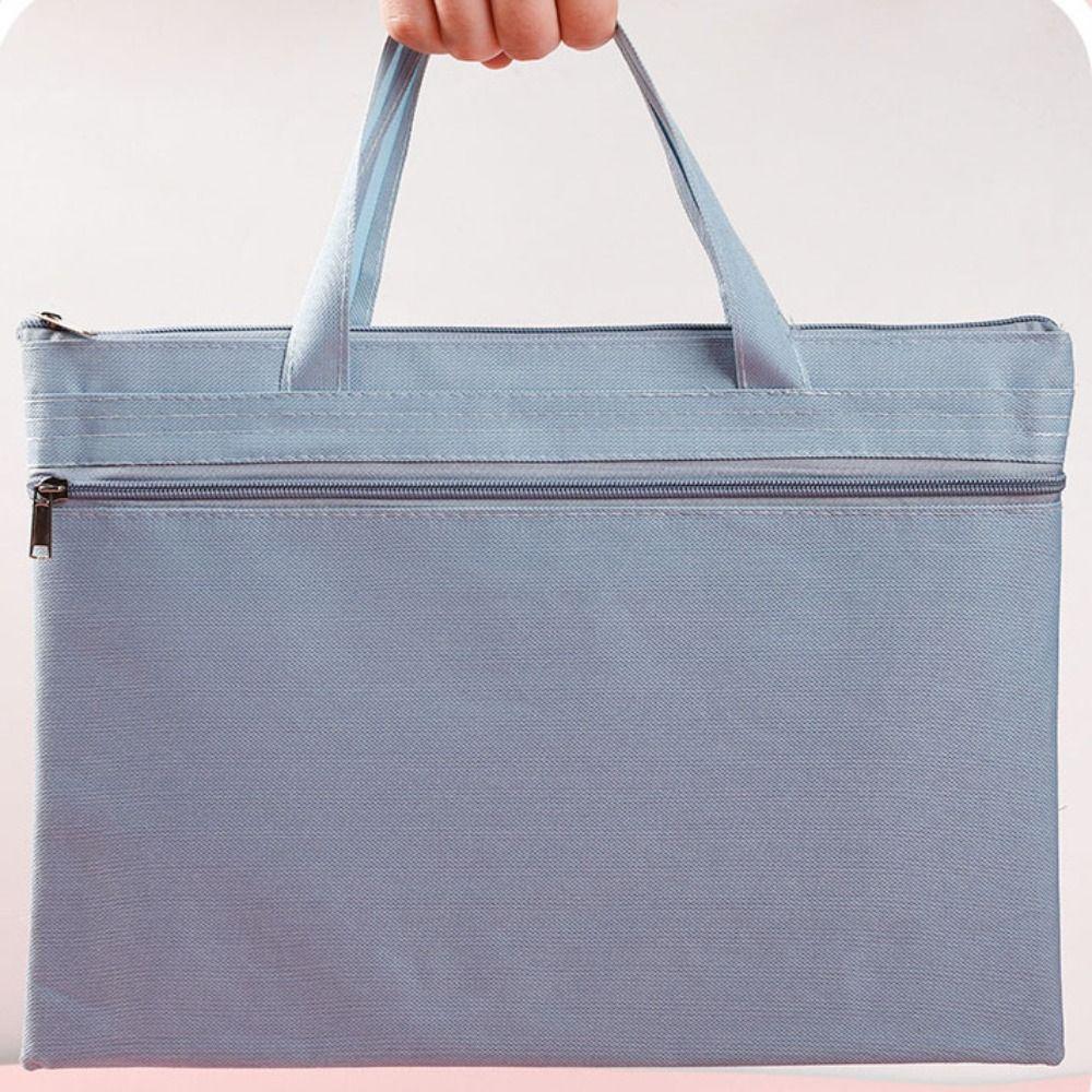 2-Layer Tutorial Bag PVC Art Storage Bag High Quality Tote School Bag