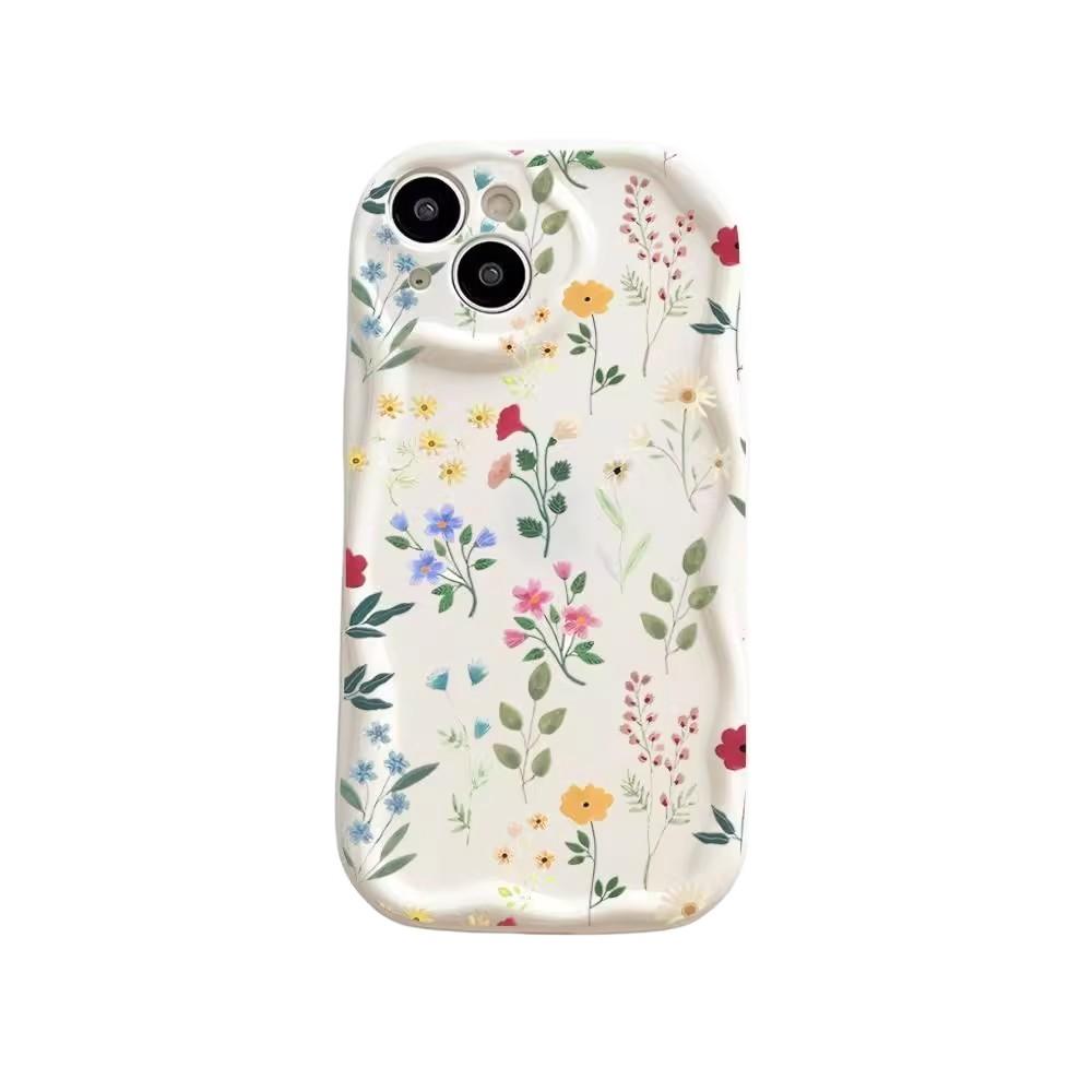 Summer Flowers Transparent for IPhone17 for Apple 15 Mobile Phone Case 13promaxR/78plus/11/12xs