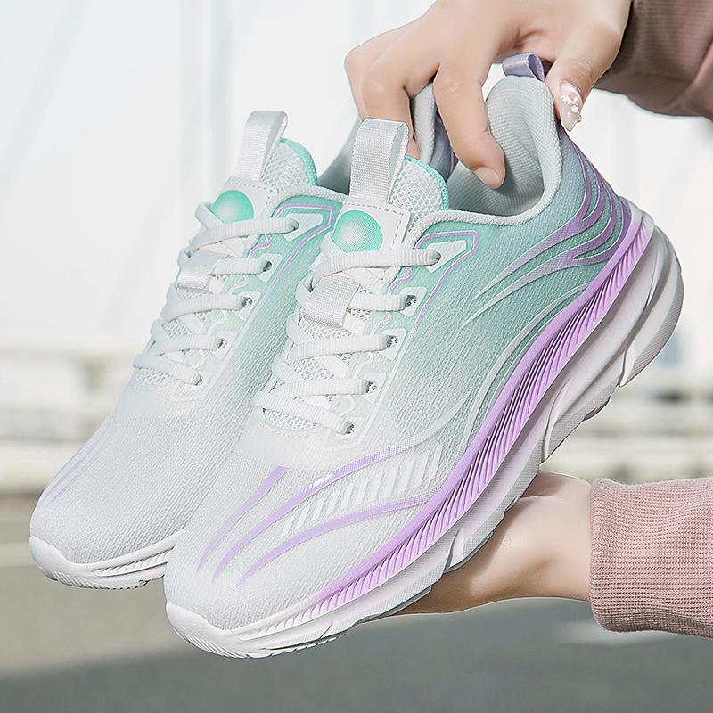 Fashion Women Sports Shoes Outdoor High Quality Running Shoes Breathable Athletics Casual Sneaker Ladies Non-slip Sport Walking Shoes