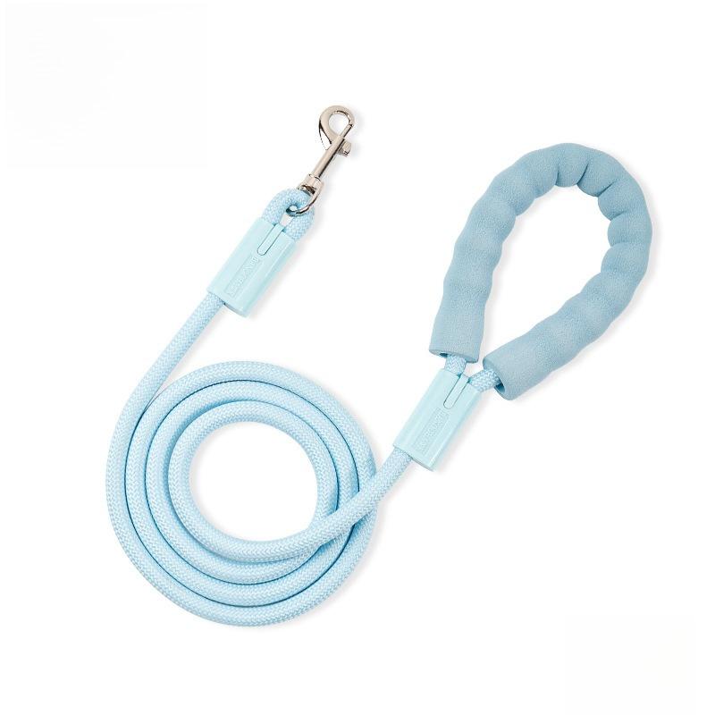 Dopamine Pet Supplies Traction Rope Colored Nylon Round Rope Outdoor Dog Walking Rope Dog Traction length 1.2m синий