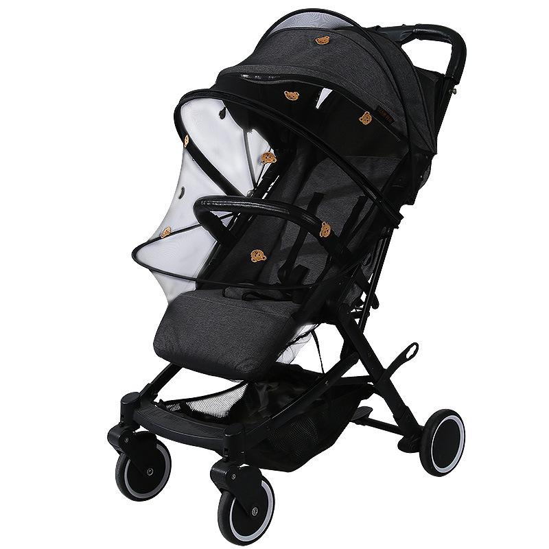 Universal Zippered Baby Stroller Mosquito Net Cover