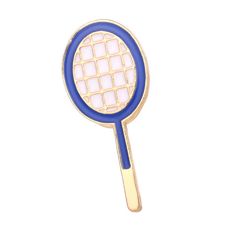 1 peça distintivo de metal para basquete, futebol, badminton, mochila de estudante, chapéu, casaco jeans, decoração faça você mesmo, alfinetes de lapela, broche de casal para meninos