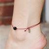 OURPIERRE BLACK BALL ROPE ANKLET