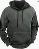 Men's 3D Print Hooded Sweatshirt with Drawstring and Pocket