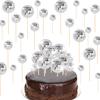 Disco Spiegelkugel, Kuchenaufsatz, Neuer Stil, Reflektierender Disco-Aufsatz, Geburtstagsdekoration, Kreative Partydekoration