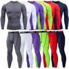 Men's Long Sleeve Compression Running T-Shirt - High Elasticity, Quick-Dry, Perfect for Training and Basketball.