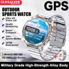 New Military Outdoors BT Call Smart Watch Built-in GPS Compass Barometric Altimeter 10ATM Waterproof Sports Smartwatche Men