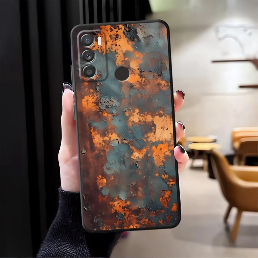 

Case for Moto X30 Pro Edge 20 30 S30 Pro Soft Back Phone Cover Retro Rust Design Motorola Edge 20 Lite