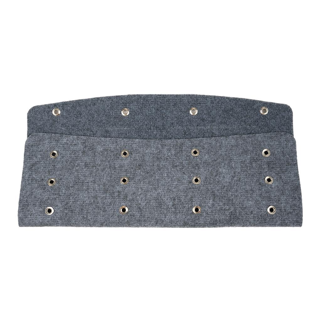 RV Step Covers, 3 Pack 20 Wide Step Covers for Radius Steps for Radius Steps, RV Step Rug Carpets Fit 8-11 RV Stairs, Gray