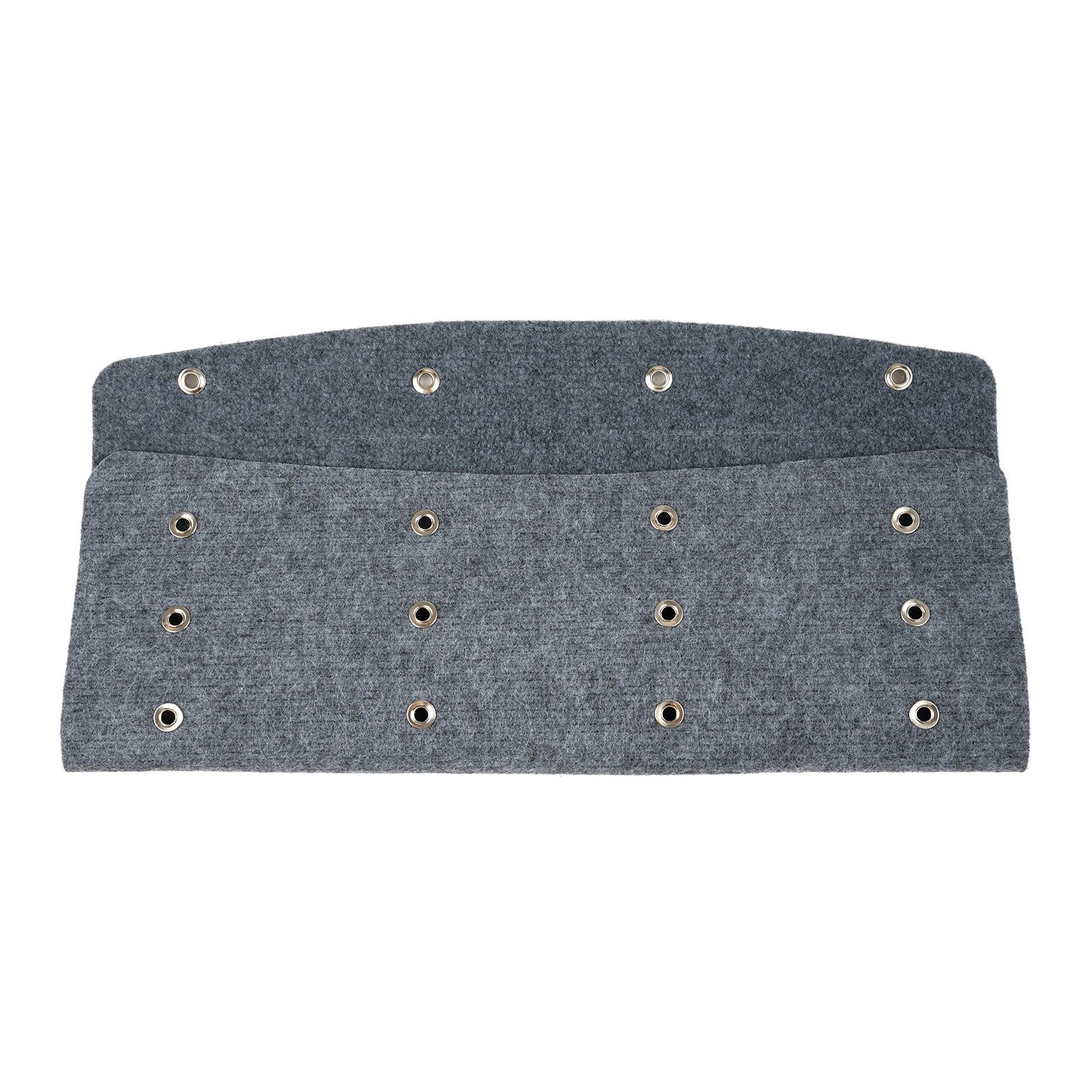 RV Step Covers, 3 Pack 20 Wide Step Covers for Radius Steps for Radius Steps, RV Step Rug Carpets Fit 8-11 RV Stairs, Gray