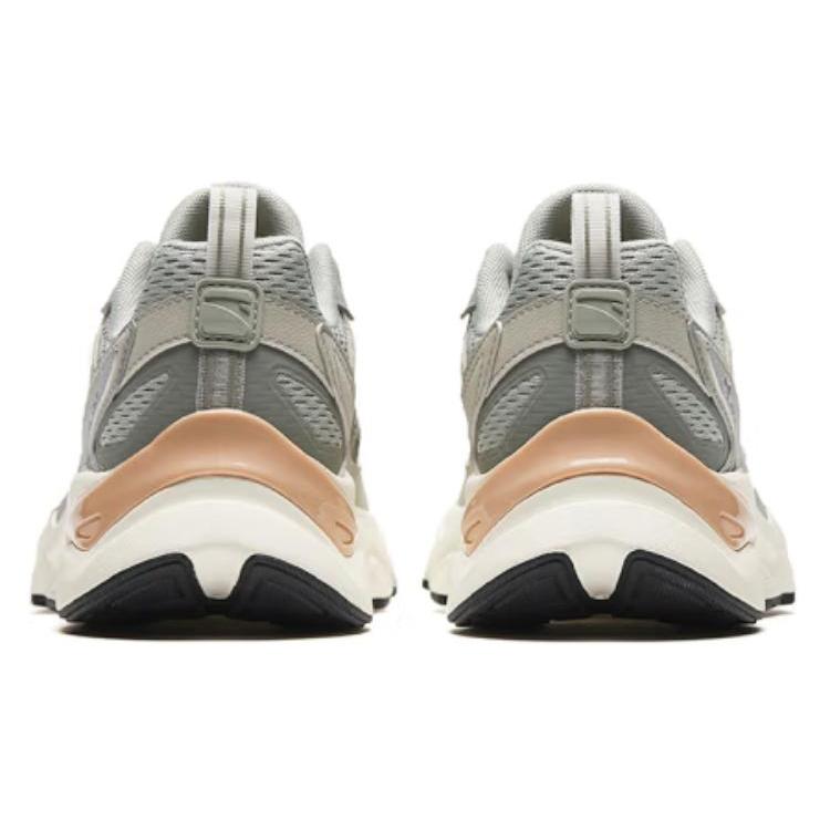 New Anta Millennium 7 Cushioning Wear Resistant Low Top Casual Shoes Women's Gray White 122428890-7