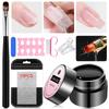 Fiberglass Nail Gel Kit Strengthening Repair Broken Nails Extend Soak Off Base Coat 30ml Professional Nail Care