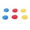 12Pcs Plastic Egg Shakers Percussion Instruments Easter Party 3 Colors Lightweight Educational Rhythm Tool for
