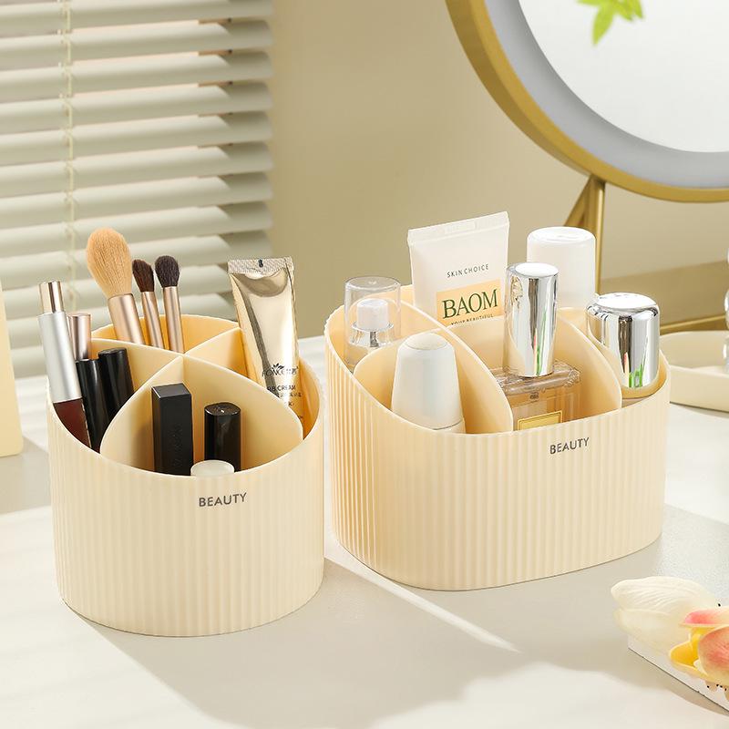 Creative Skincare & Jewelry Organizer with Desktop Storage for Cosmetics & Stationery