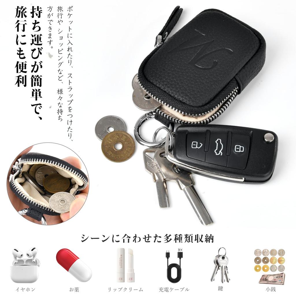 Mini coin initial embossed earphone earphone headphone storage PU small zipper key handheld pouch pouch, purse, case, pouch, bag, leather, makeup,