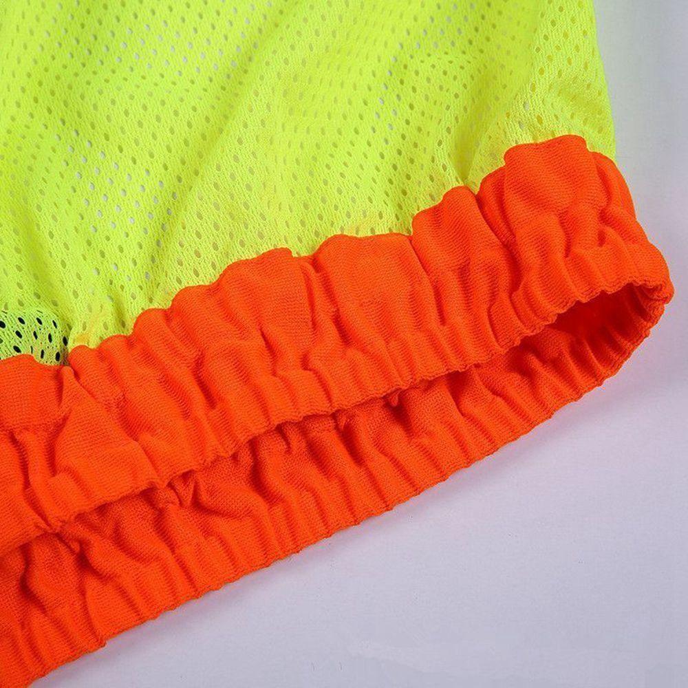 Reflective Safety Helmet Sunshade Mesh Cloth Visor Cover Hat with Neck Cover  Ultraviolet-proof