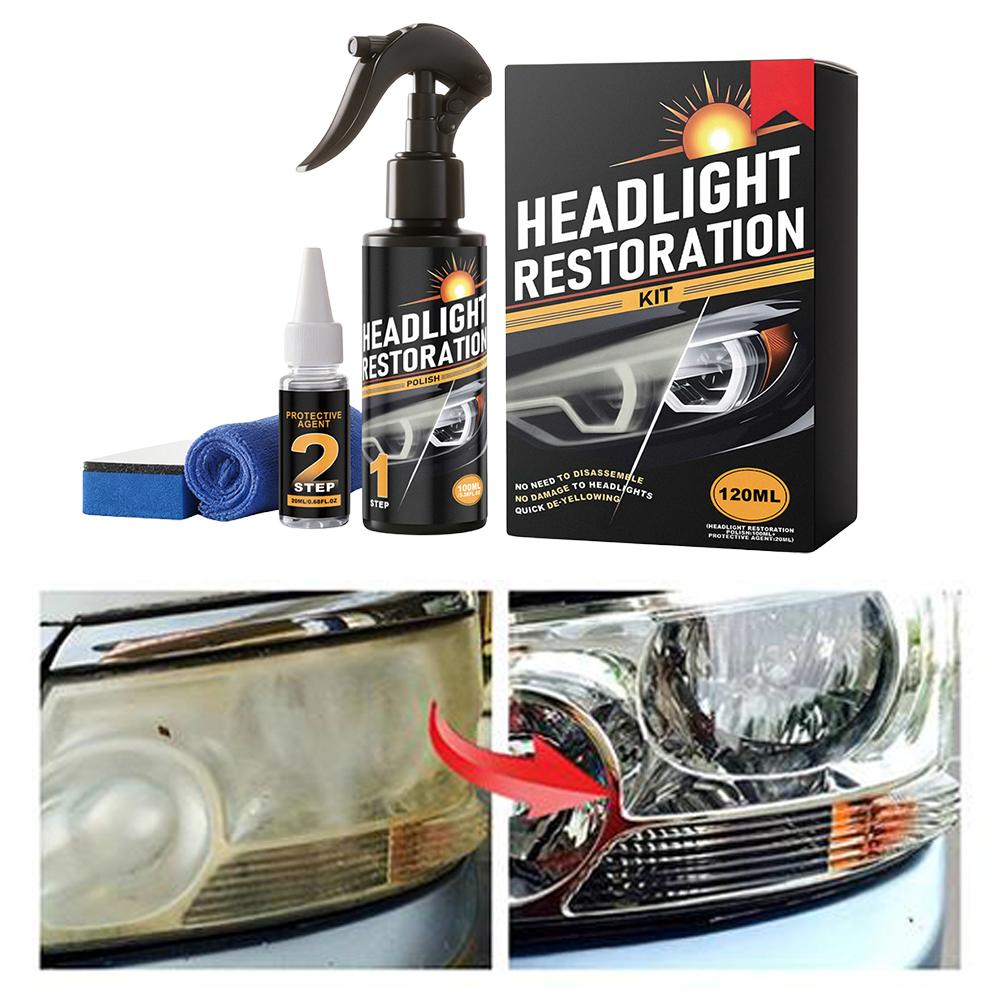 1set Car headlight care kit  Auto Nano Ceramic Coating Polishing Spraying Wax High Protection Car Paint Scratch Repair