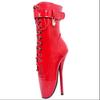 Fashion 18cm Sky-High Heels Ballet Boots Women Sexy Ankle Botas,Fetish Goth Spike Heel,Pointed Toes,Unisex Show Dance Shoes,Custom Color