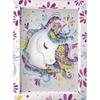 Kit loisir créatif - Licorne - Illustration avec sequins - Pour enfant à partir de 7 ans - Blanc