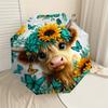 1pc Butterfly Cow Pattern Umbrella Design Automatic Opening and Closing Umbrella, High-quality Travel Umbrella,  c1128055