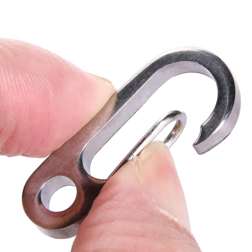 EDC Titanium Ti TC4 Outdoor Key Carabiner Keyring Clip Keychain Hook Holder