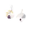 Amethyst Gemstone 925 Sterling Silver Jewelry Handmade Women Gift Earrings 1.73" EE-176-18