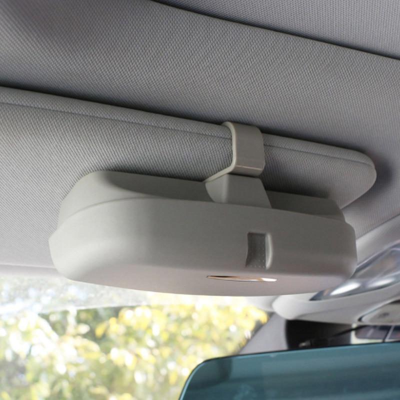 

Автомобильный держатель для солнцезащитных очков My Good, карманы для хранения, автомобильный чехол для очков, органайзер, коробка для Peugeot 4008 2017 2018 single buckle beige