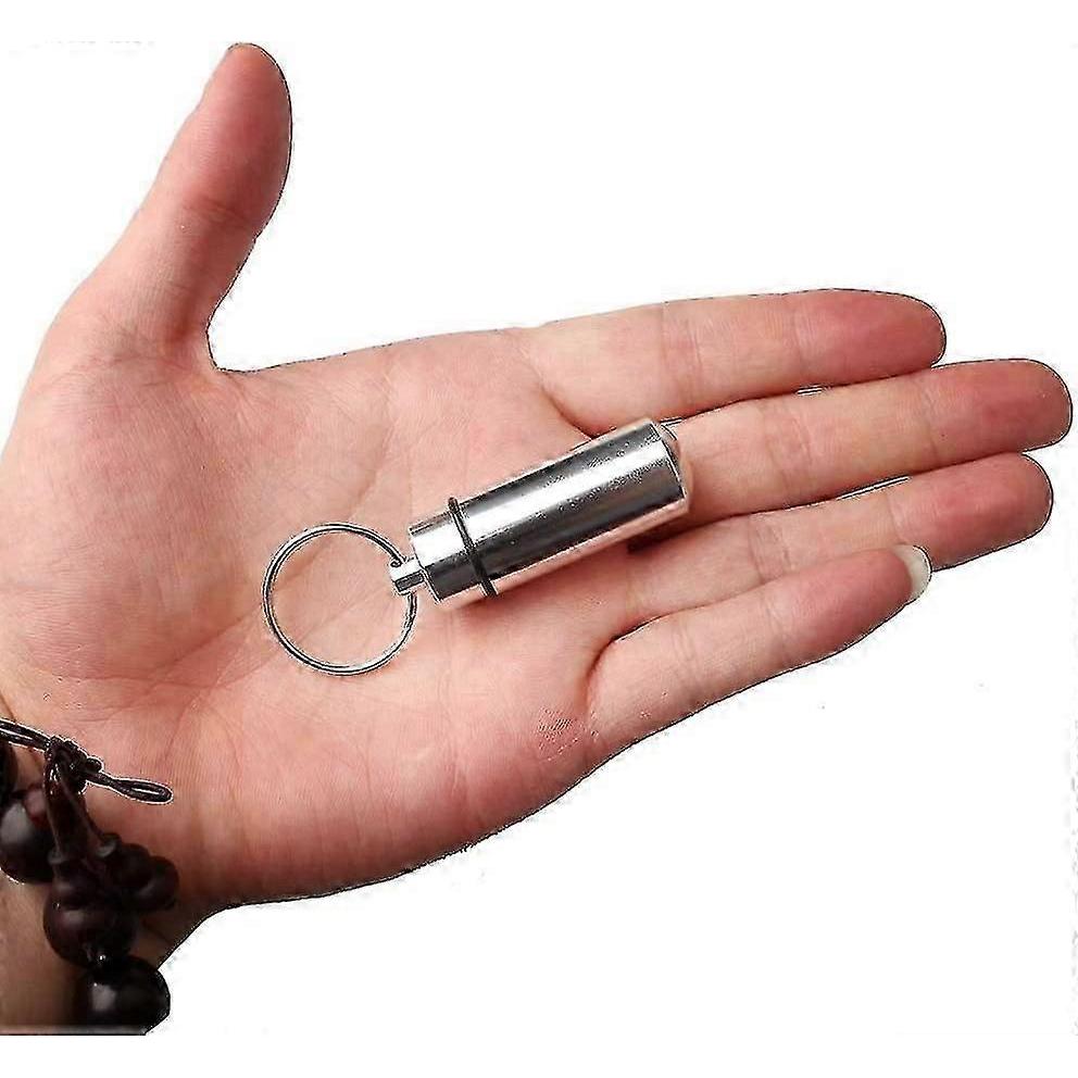 3 Stück Pillendose Schlüsselanhänger, Pillendose Schlüsselanhänger Outdoor Pillendose Schlüsselanhänger Pillendose