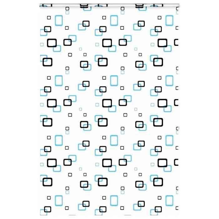 VidaXL Store enrouleur de douche avec cassette largeur du tissu 156 cm, store de douche, store enrouleur de rideau de 4014952