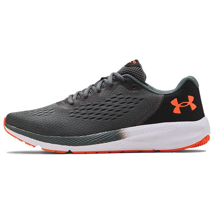Under Armour Charged Pursuit 2 SE Comfortable Versatile Fabric Synthetic Leather Low-Top Training Running Shoes Men Sneaker Asphalt-Gray 3023865-103