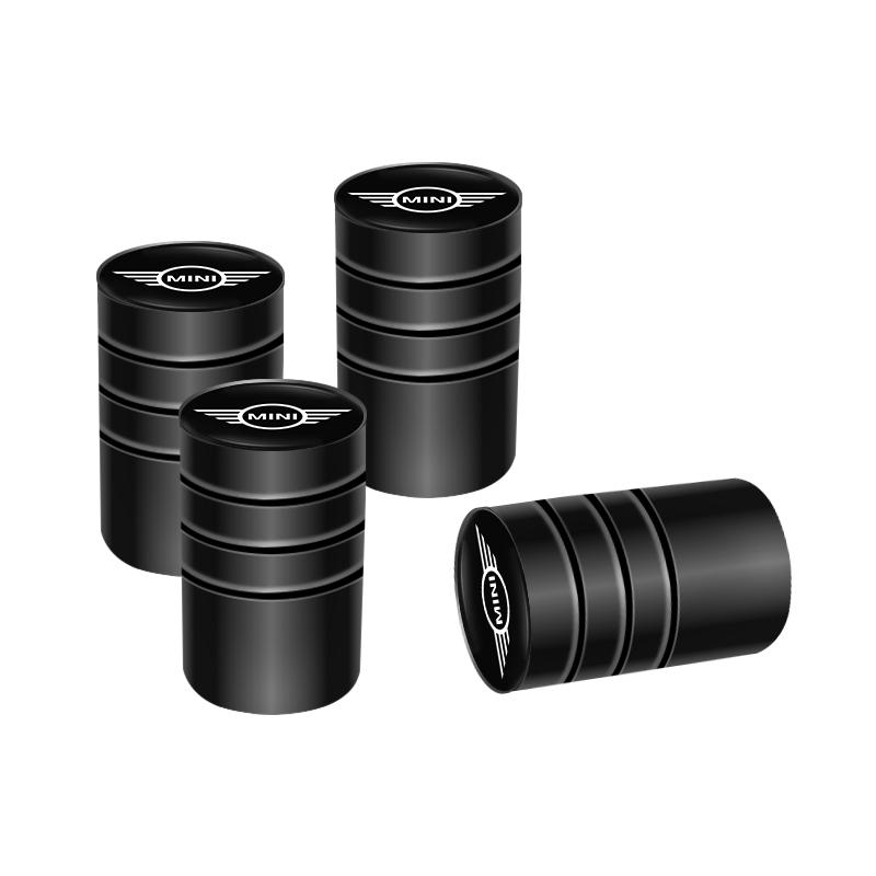 For mini ww1 4Pcs Car Tire Valve Caps Aluminum Car Wheel Stem Air Valve Cap For BMW Mini Cooper One JCW WORKS F54 F55 F56 F57 F60 R50 R52 R53