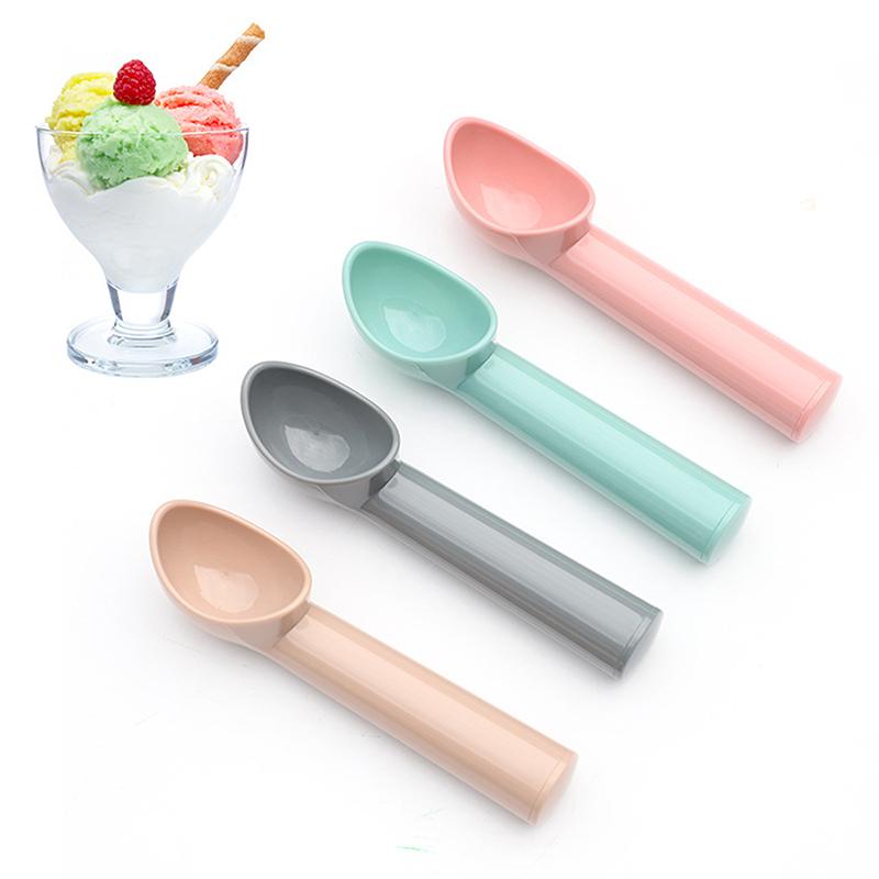 Fruit Digger Ice Cream Scoop Anti-Freeze Sorbet Spoon With Grip Handle For Yogurt Cookie Cupcake