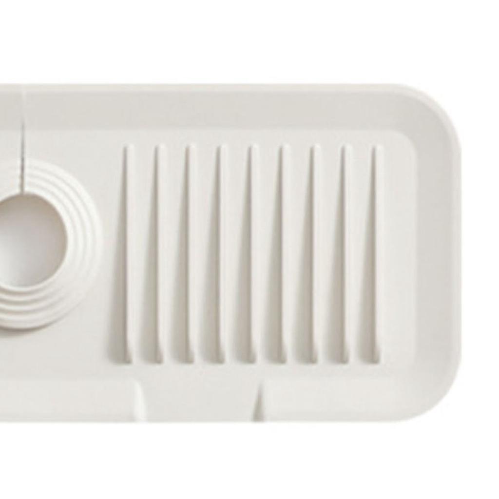 Silicone Sink Faucet Mat Foldable Thicken Soft Silicone Faucet Water Catcher Mat Sink Draining Pad for Kitchens