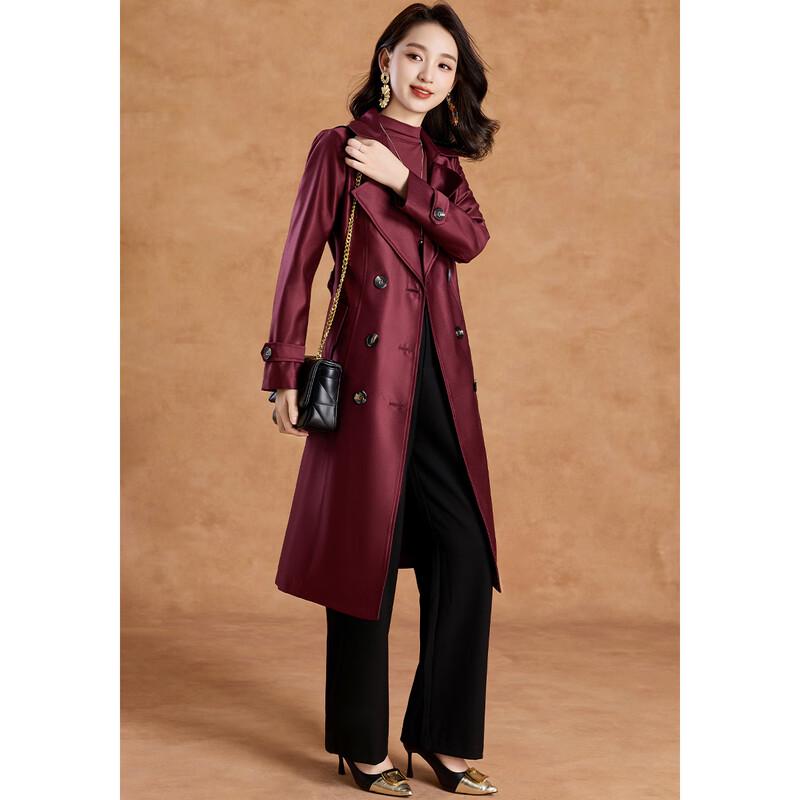Kabei'er Women's Chic British Style Long Trench Coat
