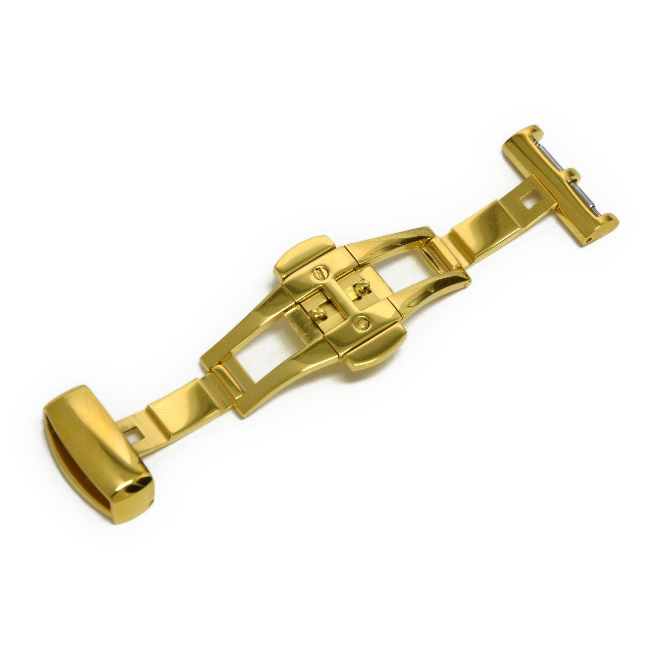 

Ремешок для часов CASSIS D-образная застежка PBF D-BUCKLE2 16 мм Зеркальная золотая застежка с инструментом для замены (CAYGM2016)