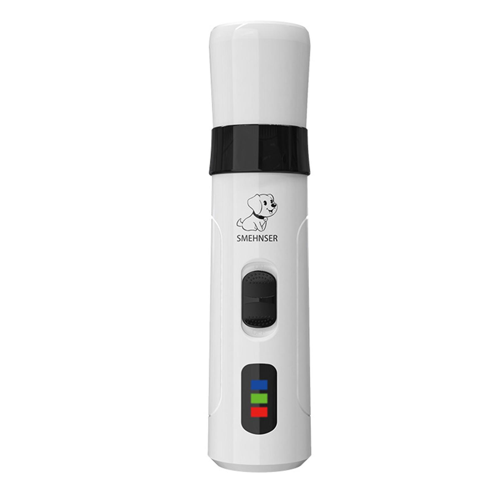Electric Dog Nail Clippers USB Charging Pet Nail Grinder Low Noise Cordless Dog Grooming Safe Clippers for Small Large Dog Cat