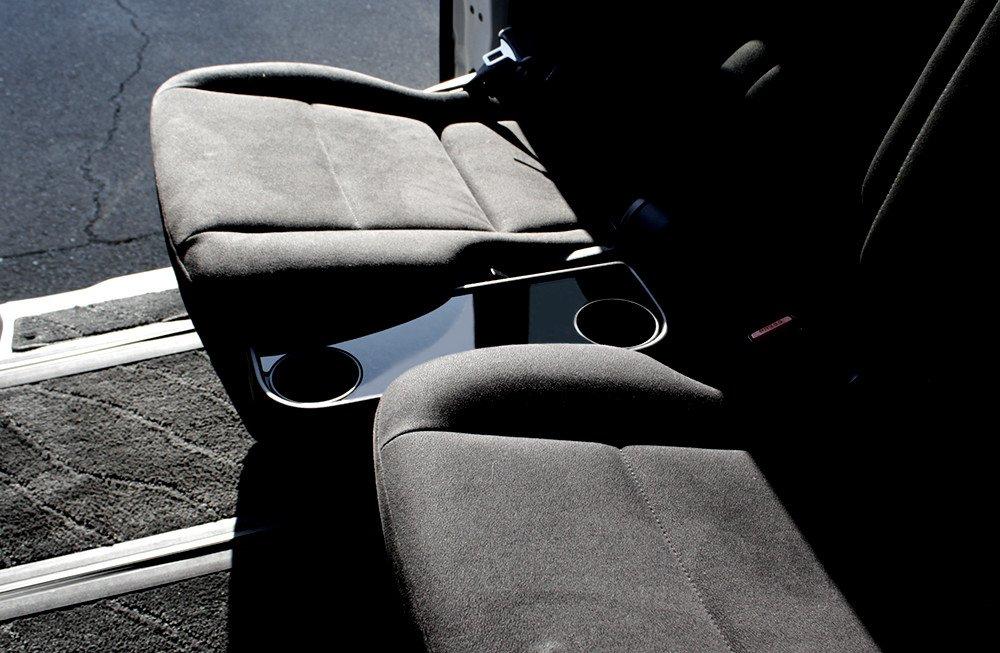 SecondStage Side Table Panel for Toyota and Esquire Early and Late Piano Black (Second Stage) 2nd-Row Voxy, Noah, (80 Series, Models), (T321BLK)