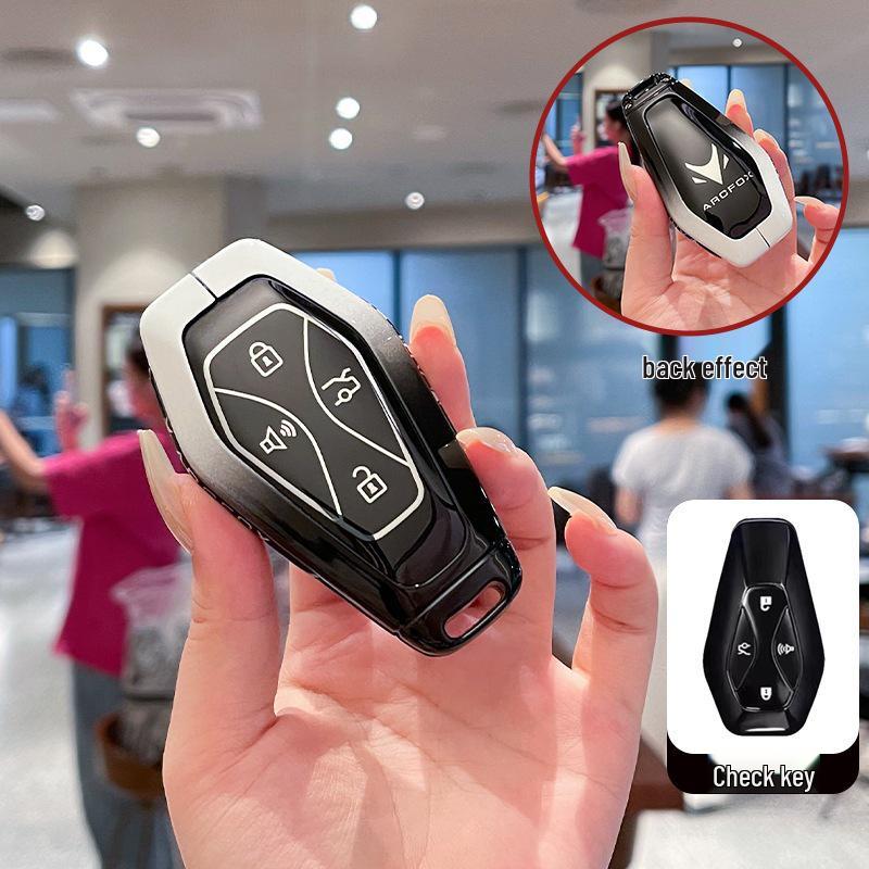 Compatible Key Case for BAIC Jihu New Energy Alpha S, Alpha T5, Alpha T ARCFOX Models