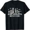 T-shirt Skyline de Houston Texas