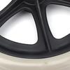 Wheelchair Wheel 8in PU Walker Caster Replacement Skidproof with Ball Bearing Grey