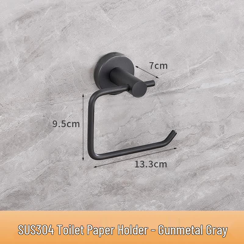 DeRuiEn Stainless Steel Bathroom Toilet Paper Holder
