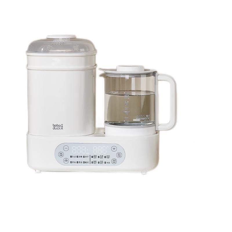 Boboduck 2-in-1 Baby Bottle Sterilizer, Warmer & Thermostatic Kettle