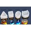 4PCS/set DIY Silicone Earring Ear Stud Mold Making Jewelry Resin Casting Mould Craft Tool Silicone Earring Back Settings Molds